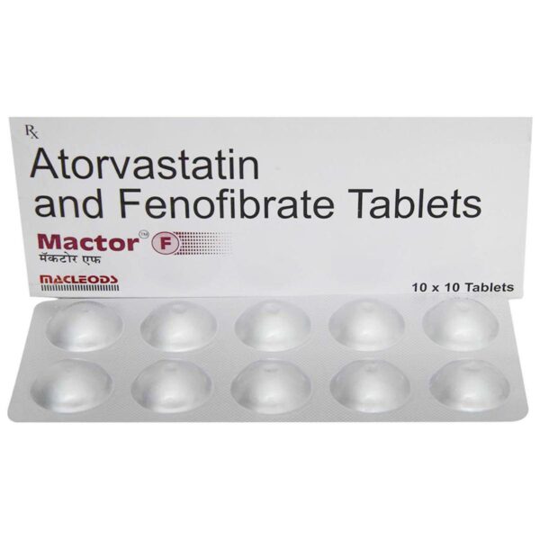 MACTOR F TAB ANTIHYPERLIPIDEMICS CV Pharmacy