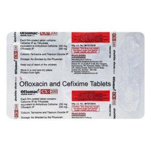 OFLOMAC CX 200 TAB ANTI-INFECTIVES CV Pharmacy