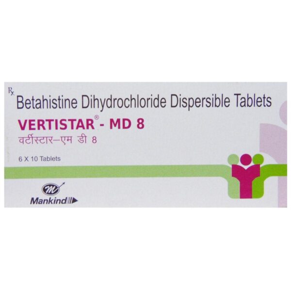 VERTISTAR MD 8MG ANTIVERTIGO CV Pharmacy 2