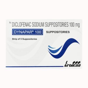 DYNAPAR 100 SUPPOSIORIES 5`S Medicines CV Pharmacy