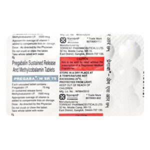 PREGABA-M SR 75 TAB CNS ACTING CV Pharmacy