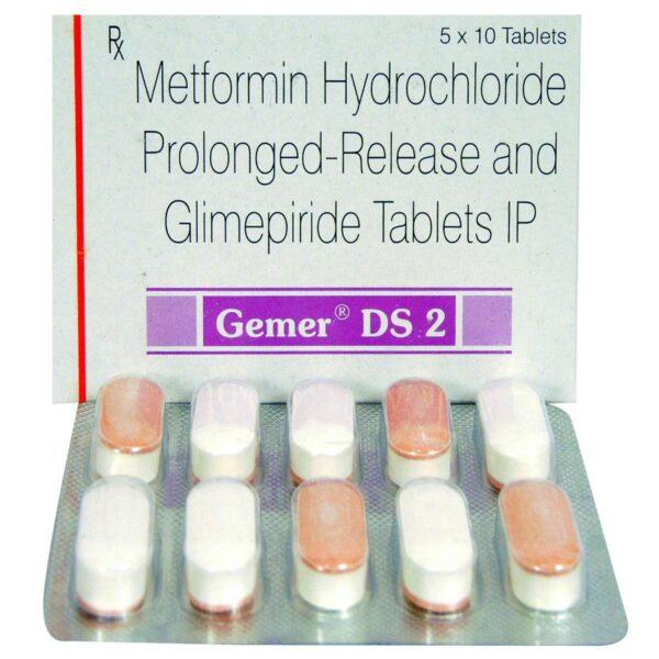 GEMER DS 2 TAB ENDOCRINE CV Pharmacy