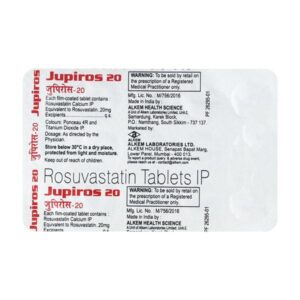 JUPIROS 20 MG ANTIHYPERLIPIDEMICS CV Pharmacy