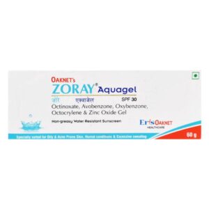 ZORAY AQUA GEL SPF SUNSCREEN 60ML Medicines CV Pharmacy