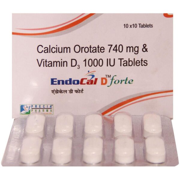 ENDOCAL D FORTE TAB CALCIUM CV Pharmacy