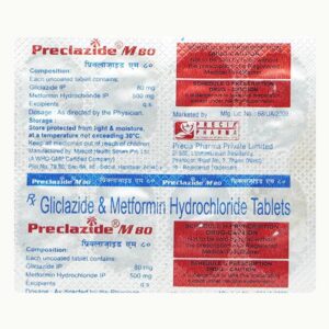 PRECLAZIDE M 80 TAB Medicines CV Pharmacy