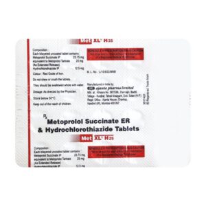 MET-XL H-25 TAB BETA BLOCKER CV Pharmacy