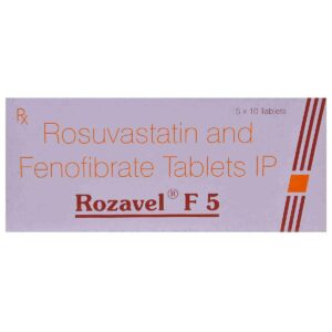 ROZAVEL F-5 TAB ANTIHYPERLIPIDEMICS CV Pharmacy