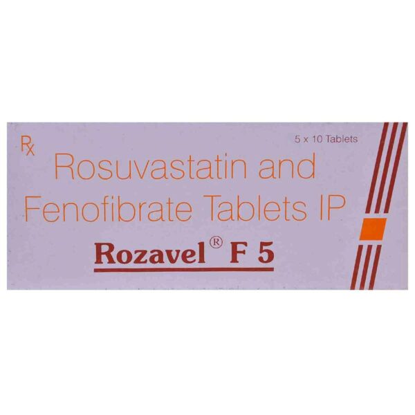 ROZAVEL F-5 TAB ANTIHYPERLIPIDEMICS CV Pharmacy