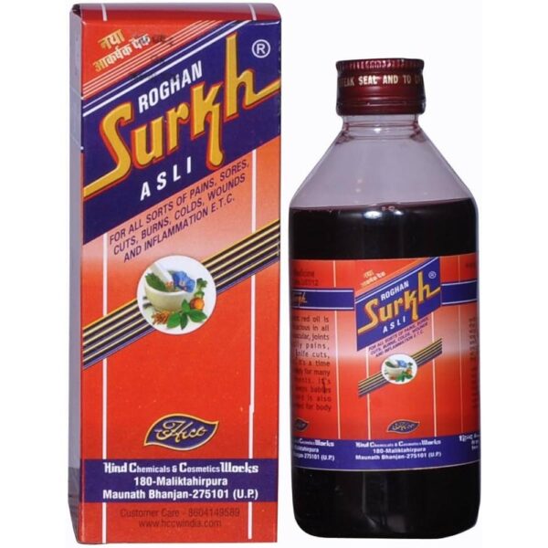 ROGHAN SURKH ASLI OIL 25ML FMCG CV Pharmacy