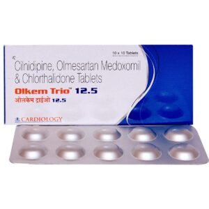 OLKEM TRIO 12.5 TAB CALCIUM CHANNEL BLOCKERS CV Pharmacy