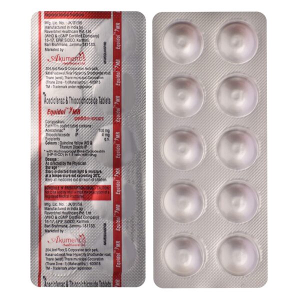 EQUIDOL-MR TAB MUSCLE RELAXANTS CV Pharmacy 2