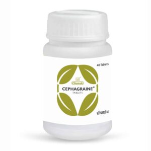 CEPHAGRAINE TAB 40`S AYURVEDIC CV Pharmacy