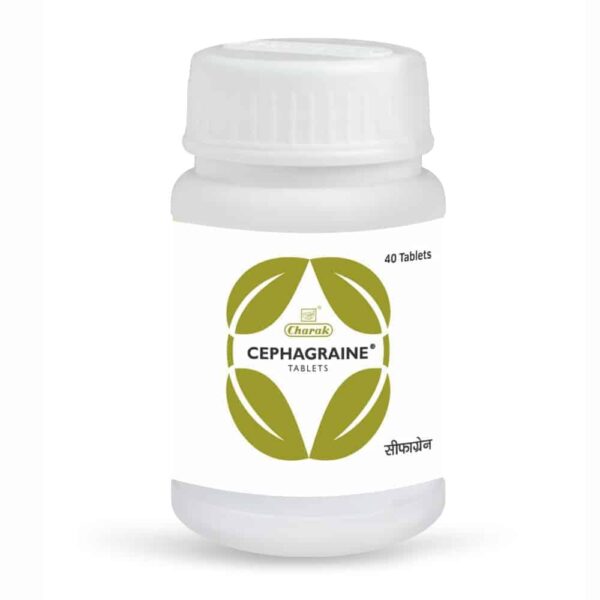 CEPHAGRAINE TAB 40`S AYURVEDIC CV Pharmacy