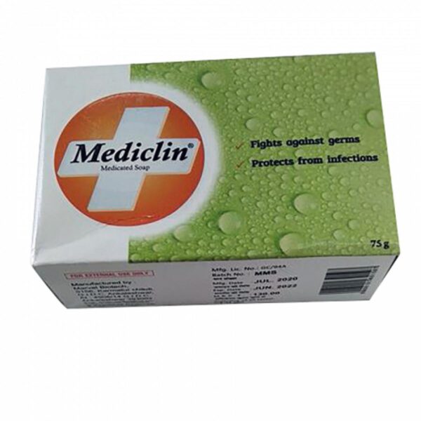 MEDICLIN SOAP-75GM Medicines CV Pharmacy