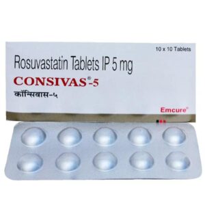 CONSIVAS 5MG TAB ANTIHYPERLIPIDEMICS CV Pharmacy