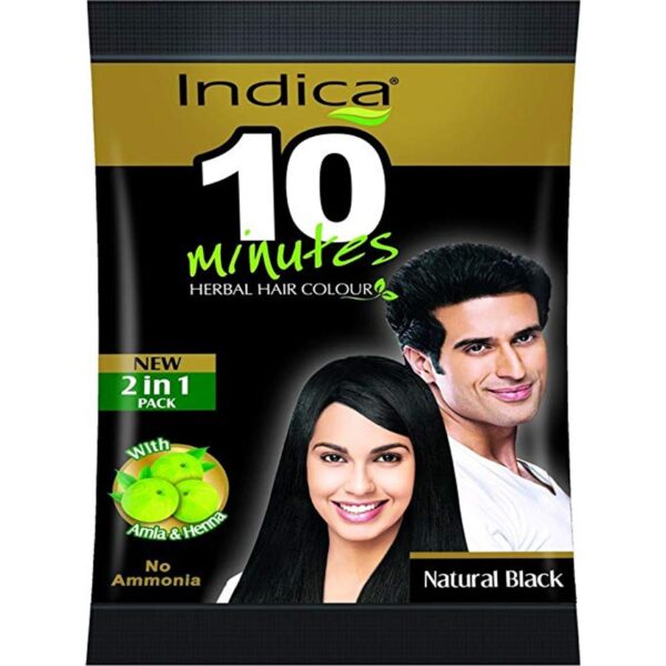 INDICA HERBAL HAIR DYE-NATURAL BLACK FMCG CV Pharmacy