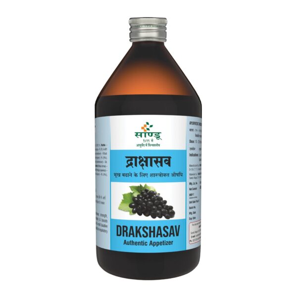 DRAKSHASAV 450ML (SANDU) ASAVA AND ARISHTA CV Pharmacy