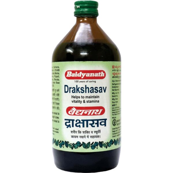 DRAKSHASAV 450ML (BAID) ASAVA AND ARISHTA CV Pharmacy