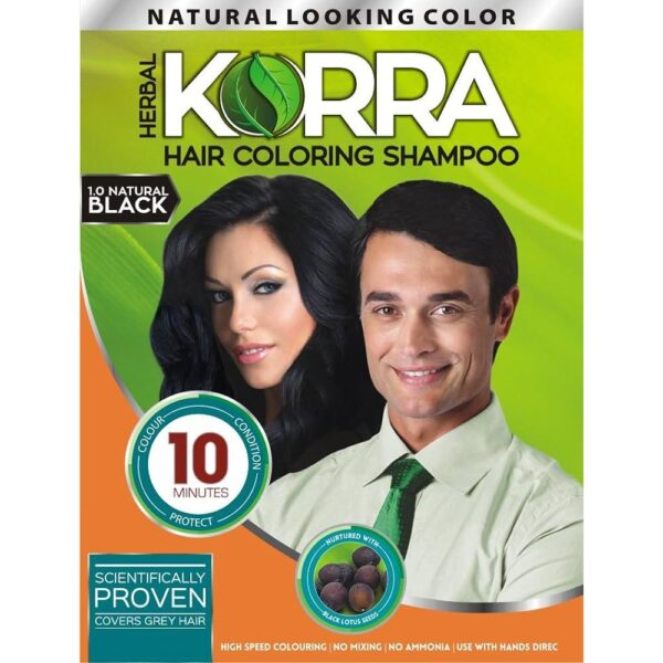 KORRA SHAMPOO (BLACK)-30ML FMCG CV Pharmacy