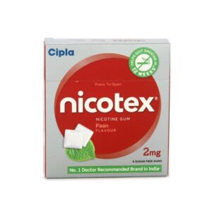 NICOTEX 2MG (PAN FLAVOR) 9`S Medicines CV Pharmacy