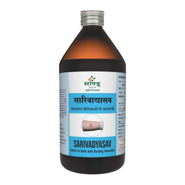 SARIVADYASAV 450ML (SANDU) ASAVA AND ARISHTA CV Pharmacy 2