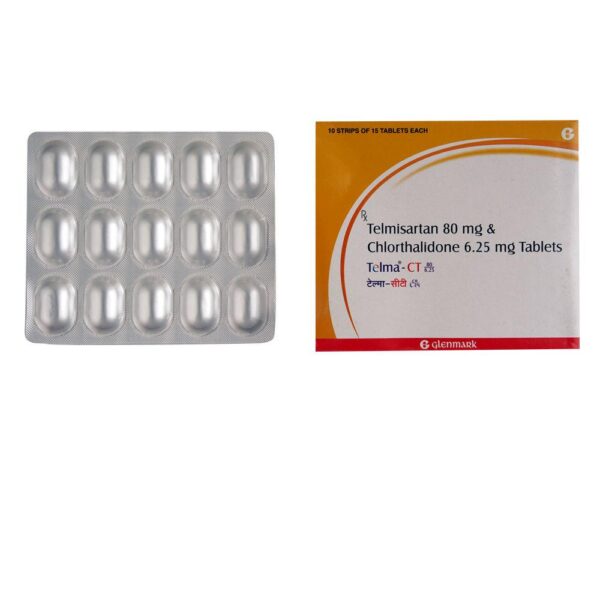 TELMA CT 80/6.25 TAB ANGIOTENSIN-II ANTAGONIST CV Pharmacy