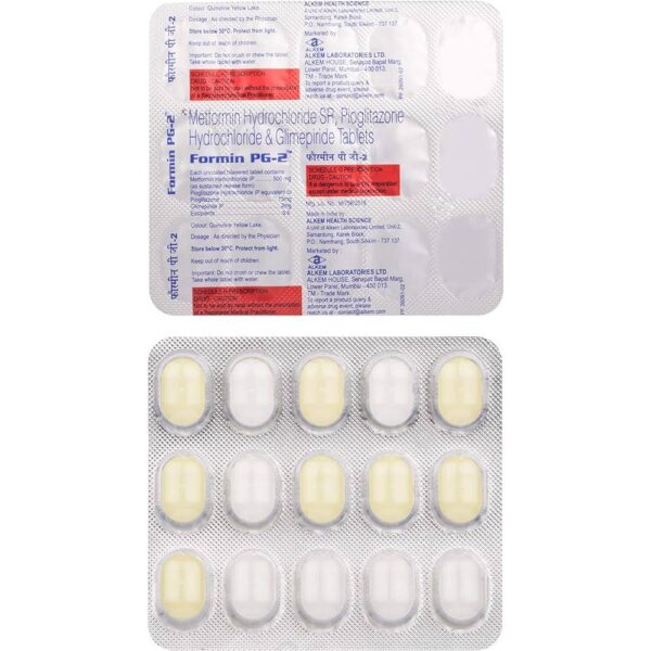 FORMIN-PG 2MG TAB Medicines CV Pharmacy