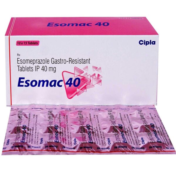 ESOMAC 40MG TAB ANTACIDS CV Pharmacy