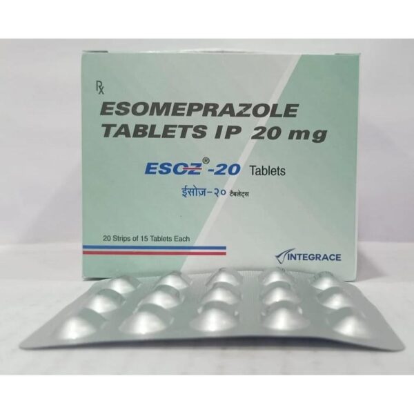 ESOZ 20MG TAB ANTACIDS CV Pharmacy