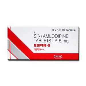 ESPIN 5MG TAB CALCIUM CHANNEL BLOCKERS CV Pharmacy