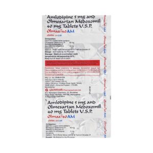 OLMAX-AM 40MG TAB ANGIOTENSIN-II ANTAGONIST CV Pharmacy