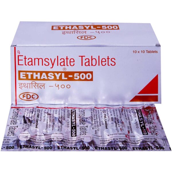 ETHASYL 500MG TAB CARDIOVASCULAR CV Pharmacy 2