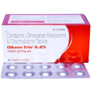 OLKEM TRIO 6.25 TAB CALCIUM CHANNEL BLOCKERS CV Pharmacy