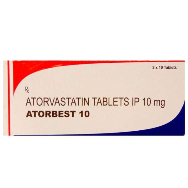 ATORBEST 10MG TAB ANTIHYPERLIPIDEMICS CV Pharmacy 2