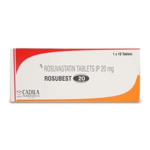 ROSUBEST 20MG TAB ANTIHYPERLIPIDEMICS CV Pharmacy