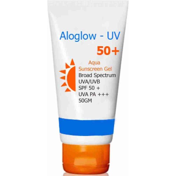 ALOGLOW UV 50+ SUNSCREEN GEL DERMATOLOGICAL CV Pharmacy 2