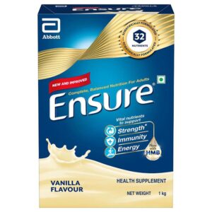 ENSURE PLUS 1KG (VANILLA) JAR Medicines CV Pharmacy