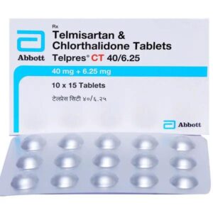 TELPRES CT 40/6.25 TAB ANGIOTENSIN-II ANTAGONIST CV Pharmacy