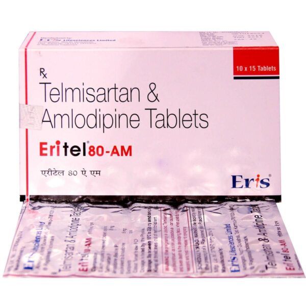 ERITEL-AM 80 TAB ANGIOTENSIN-II ANTAGONIST CV Pharmacy