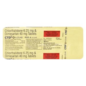 CTD-O 6.25/40MG TAB CARDIOVASCULAR CV Pharmacy