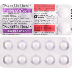 ROSTAR 20MG TAB ANTIHYPERLIPIDEMICS CV Pharmacy