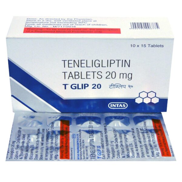 T GLIP 20MG TAB ENDOCRINE CV Pharmacy 2