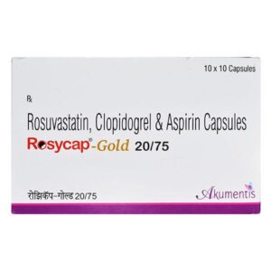 ROSYCAP GOLD 20/75 TAB ANTIHYPERLIPIDEMICS CV Pharmacy