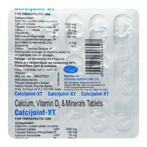 CALCIJOINT XT TAB CALCIUM CV Pharmacy