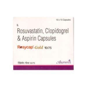 ROSYCAP GOLD 10/75 TAB ANTIHYPERLIPIDEMICS CV Pharmacy