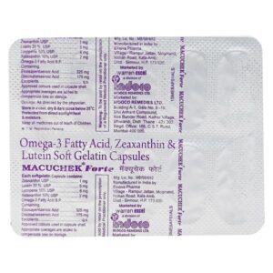 MACUCHEK FORTE CAP Medicines CV Pharmacy