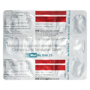 MET-XL TRIO 25 BETA BLOCKER CV Pharmacy