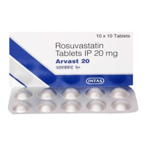 ARVAST 20 TAB ANTIHYPERLIPIDEMICS CV Pharmacy