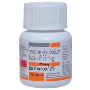 EUTHYROX 25MCG TAB ENDOCRINE CV Pharmacy